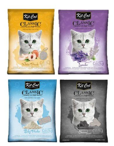 [10 FOR $60] Kit Cat Classic Clump Cat Litter 10L | Perromart Online Pet Store Singapore