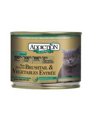 Addiction NZ Brushtail & Vegetables Canned Cat Food 156g | Perromart Online Pet Store Singapore