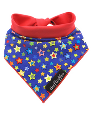 The Fluff Co. Classic Tie Reversible Scarf Bandana Starlet | Perromart Online Pet Store Singapore