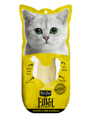 Kit Cat Fillet Fresh Grilled Chicken & Fiber (Hairball) Cat Treat