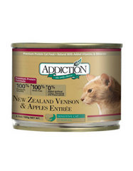 Addiction Venison & Apples Canned Cat Food 156g | Perromart Online Pet Store Singapore