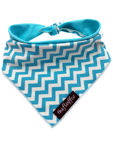 The Fluff Co. Classic Tie Reversible Scarf Bandana Wiggle | Perromart Online Pet Store Singapore