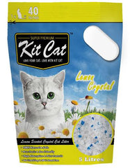 Kitcat Crystal Cat Litter 5L (Lemon) | Perromart Online Pet Store