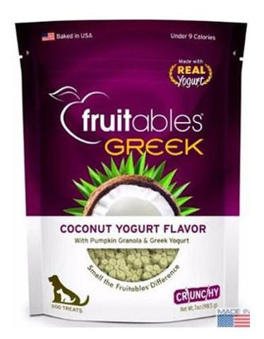 Fruitables Greek Coconut Yogurt Crunchy Dog Treats | Perromart Online Pet Store Singapore