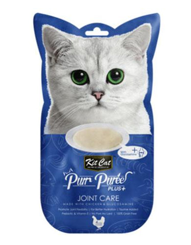 Kit Cat Purr Puree Plus+ (Chicken & Glucosamine) | Perromart Online Pet Store Singapore