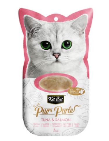 Kit Cat Purr Puree Tuna & Salmon Cat Treat