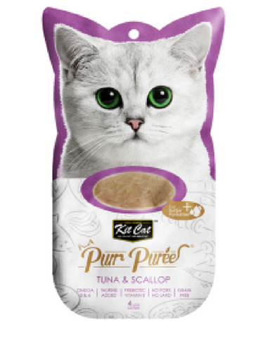 Kit Cat Purr Puree Tuna & Scallop Cat Treat