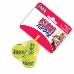KONG AirDog Squeaker Tennis Balls Dog Toy (XS, S, M, L) | Perromart Singapore