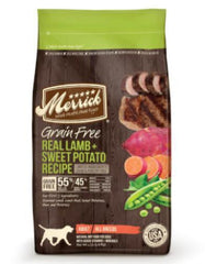 Merrick Grain Free Real Lamb & Sweet Potato Dry Dog Food (3 Sizes)