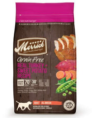 Merrick Grain Free Real Turkey & Sweet Potato Dry Dog Food (3 Sizes)