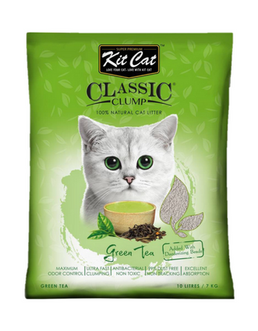 Kit Cat Classic Clump Cat Litter 10L (Green Tea)