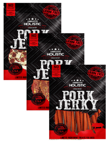 Absolute Holistic Grain Free Pork Dog Treats | Perromart Online Pet Store Singapore
