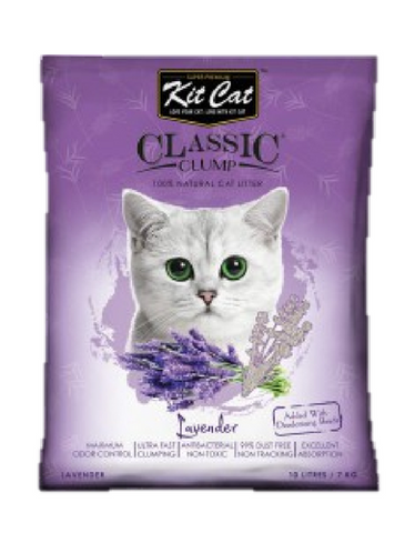 Kit Cat Classic Clump Cat Litter 10L (Lavender)