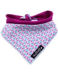 The Fluff Co. Classic Tie Reversible Scarf Bandana Periwinkle | Perromart Online Pet Store Singapore