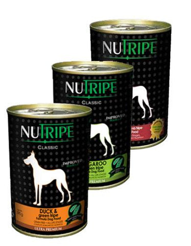 [4 CANS FOR $12.12] Nutripe Classic Grain Free Formula Canned Dog Food 390g | Perromart Online Pet Store Singapore