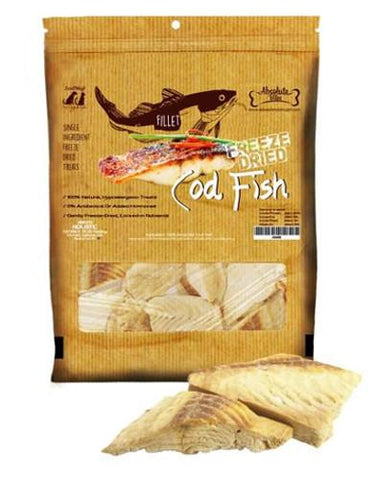 Absolute Bites Freeze Dried Cod Fish 2oz | Perromart Online Pet Store Singapore