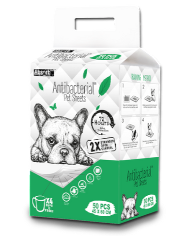 Absorb Plus Anti Bacterial Pet Sheets Bundle | Perromart Online Pet Store Singapore