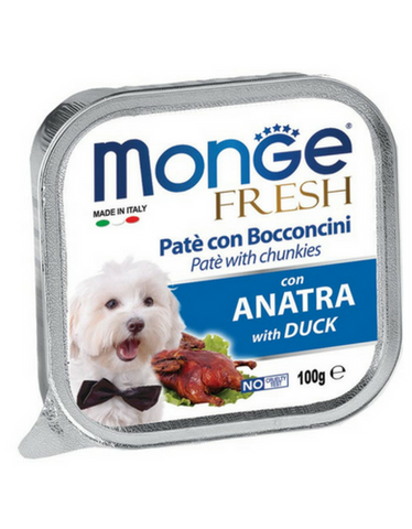 Monge Fresh 100g (Duck Pate) 13+3 Free | Perromart Online Pet Store Singapore