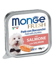 Monge Fresh 100g (Salmon Pate) 13+3 Free | Perromart Online Pet Store Singapore