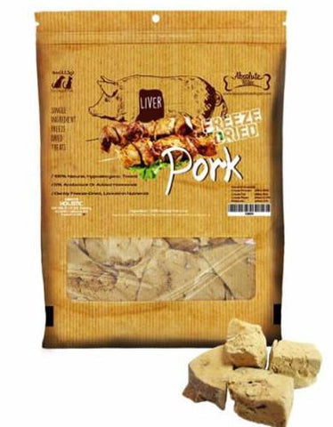 Absolute Bites Freeze Dried Pork 4oz | Perromart Online Pet Store Singapore