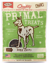 Primal Jerky Pork Chips Dog Treats 3oz - Perromart Online Pet Store Singapore