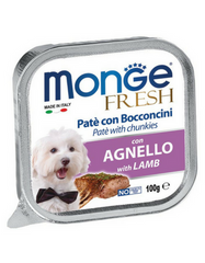 Monge Fresh 100g (Lamb Pate) 13+3 Free | Perromart Online Pet Store Singapore