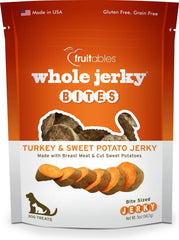 Fruitables Whole Jerky Dog Bites Turkey & Sweet Potato - Perromart