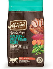 Merrick Grain Free Real Duck & Sweet Potato Recipe Dry Dog Food (3 Sizes)