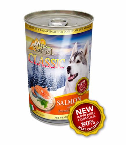 Alps Natural Classic Salmon Dog Wet Food 400g | Perromart Online Pet Store Singapore
