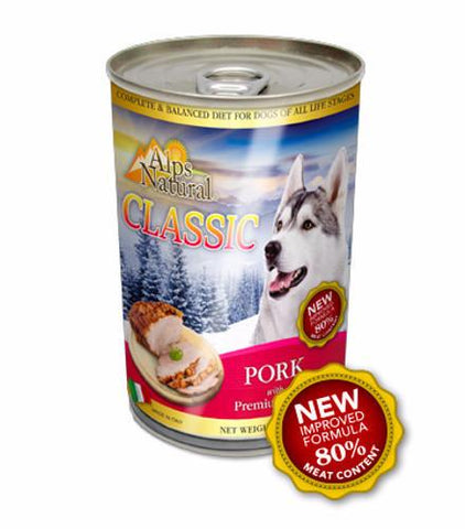 Alps Natural Classic Pork Dog Wet Food 400g | Perromart Online Pet Store Singapore