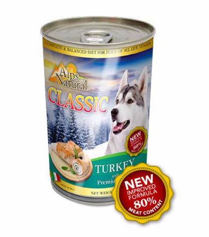 Alps Natural Classic Turkey Dog Wet Food 400g | Perromart Online Pet Store Singapore