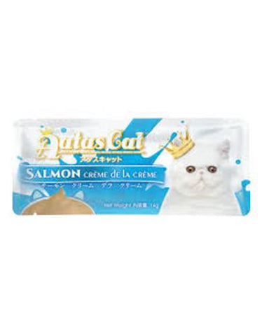 Aatas Cat Creme De La Creme Salmon Cat Food 16g | Perromart Online Pet Store Singapore