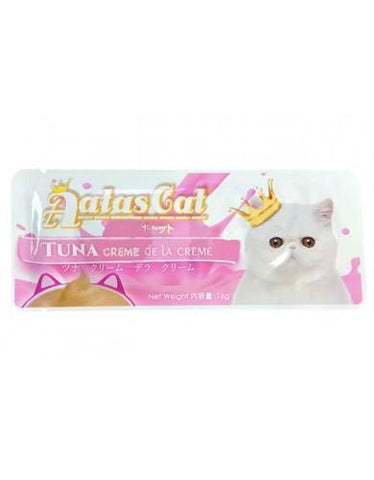 Aatas Cat Creme De La Creme Tuna Wet Cat Food 16g | Perromart Online Pet Store Singapore