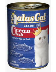 Aatas Cat Essential Ocean Fish in Jelly 400g 24 PER CTN | Perromart Online Pet Store Singapore
