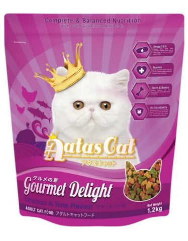 Aatas Cat Gourmet Delight Chicken & Tuna 1.2kg | Perromart Online Pet Store Singapore