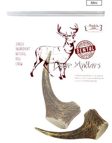 Absolute Bites Whole Deer Antlers Dental Chew | Perromart Online Pet Store Singapore
