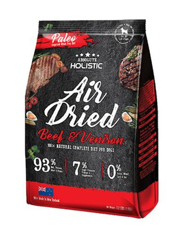 Absolute Holistic Air Dried Beef & Venison Dog Food ( 1kg )  | Perromart Online Pet Store Singapore