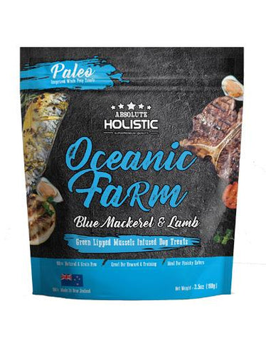 Absolute Holistic Air Dried Oceanic Farm Dog Treats ( 100g ) | Perromart Online Pet Store Singapore