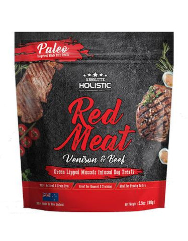 Absolute Holistic Air Dried Red Meat Dog Treats ( 100g ) | Perromart Online Pet Store Singapore