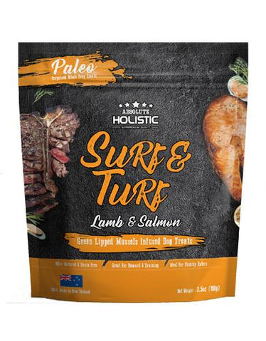 Absolute Holistic Air Dried Surf & Turf  Dog Treats ( 100g ) | Perromart Online Pet Store Singapore