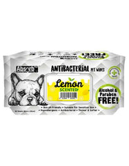 Absorb Plus AntiBacterial Pet Wipes 80pcs (Lemon) | Perromart Online Pet Store Singapore