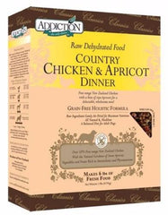 Addiction Country Chicken And Apricot Dehydrated Dog Food | Perromart Online Pet Store Singapore