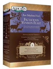 Addiction Fig’licious Venison Feast Dehydrated Dog Food | Perromart Online Pet Store Singapore