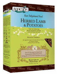 Addiction Herbed Lamb And Potatoes Dehydrated Dog Food | Perromart Online Pet Store Singapore
