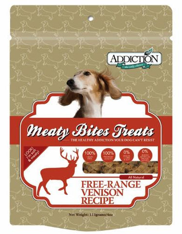Addiction Venison Meaty Bites | Perromart Online Pet Store Singapore