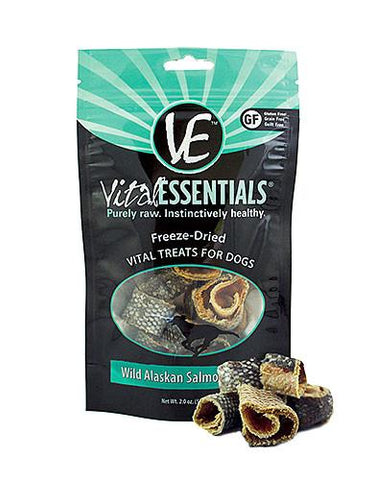 Vital Essentials Freeze Dried Wild Alaskan Salmon Rings Dog Treat | Perromart Online Pet Store Singapore