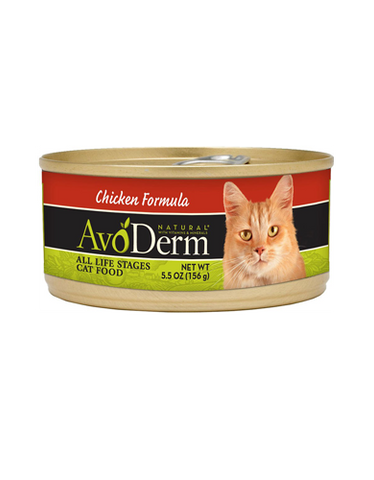 AvoDerm Natural Chicken Formula Canned Cat Food ( 2 Sizes ) | Perromart Online Pet Store Singapore