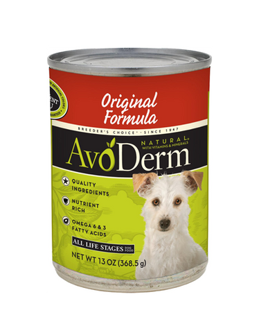AvoDerm Natural Original Formula Canned Dog Food ( 2 Sizes ) | Perromart Online Pet Store Singapore
