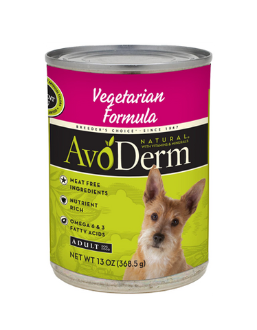 AvoDerm Natural Vegetarian Formula Adult Canned Dog Food ( 2 Sizes ) | Perromart Online Pet Store Singapore
