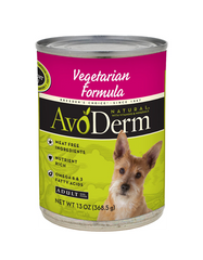AvoDerm Natural Vegetarian Formula Adult Canned Dog Food ( 2 Sizes ) | Perromart Online Pet Store Singapore